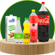 Bebidas, Pasabocas, dulceria y desechables